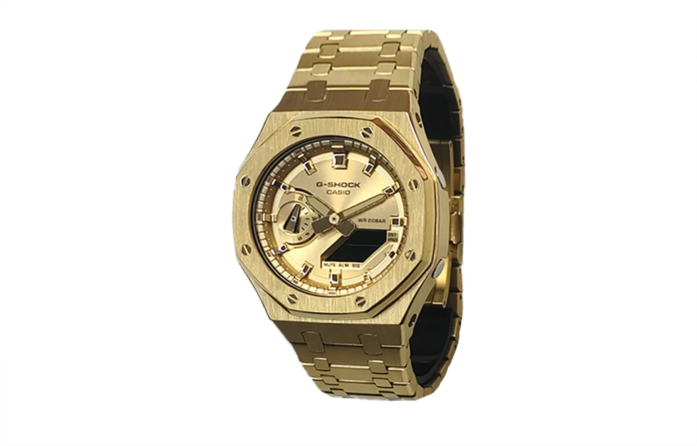 Кастомные часы CASIO GA-2100 | стальной браслет | CasiOAK Custom Кастомные часы Casio G-Shock G-Shock GA-2100 Золотой кастом — нержавеющая сталь, металлический браслет, золотые. Купить ка...