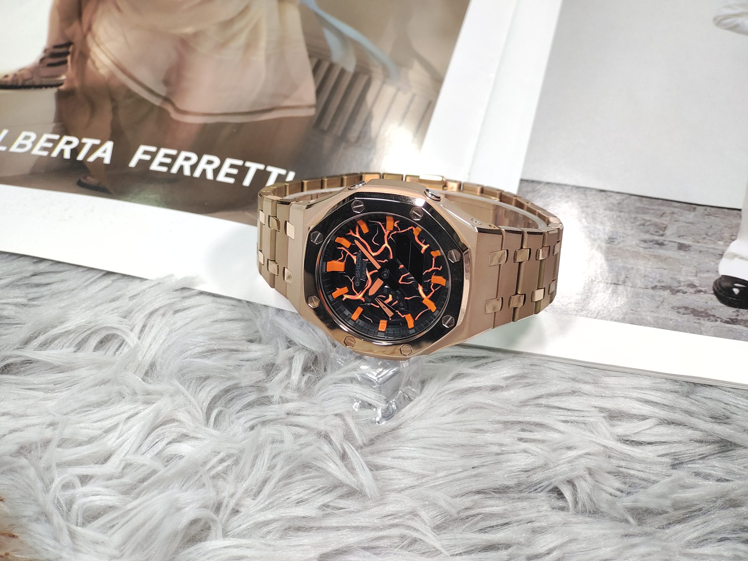 Кастомные часы CASIO GA2100 | Мод | CasiOAK Custom Кастомные часы Casio G-Shock GA-2100 — бронзовый корпус и тёмный циферблат