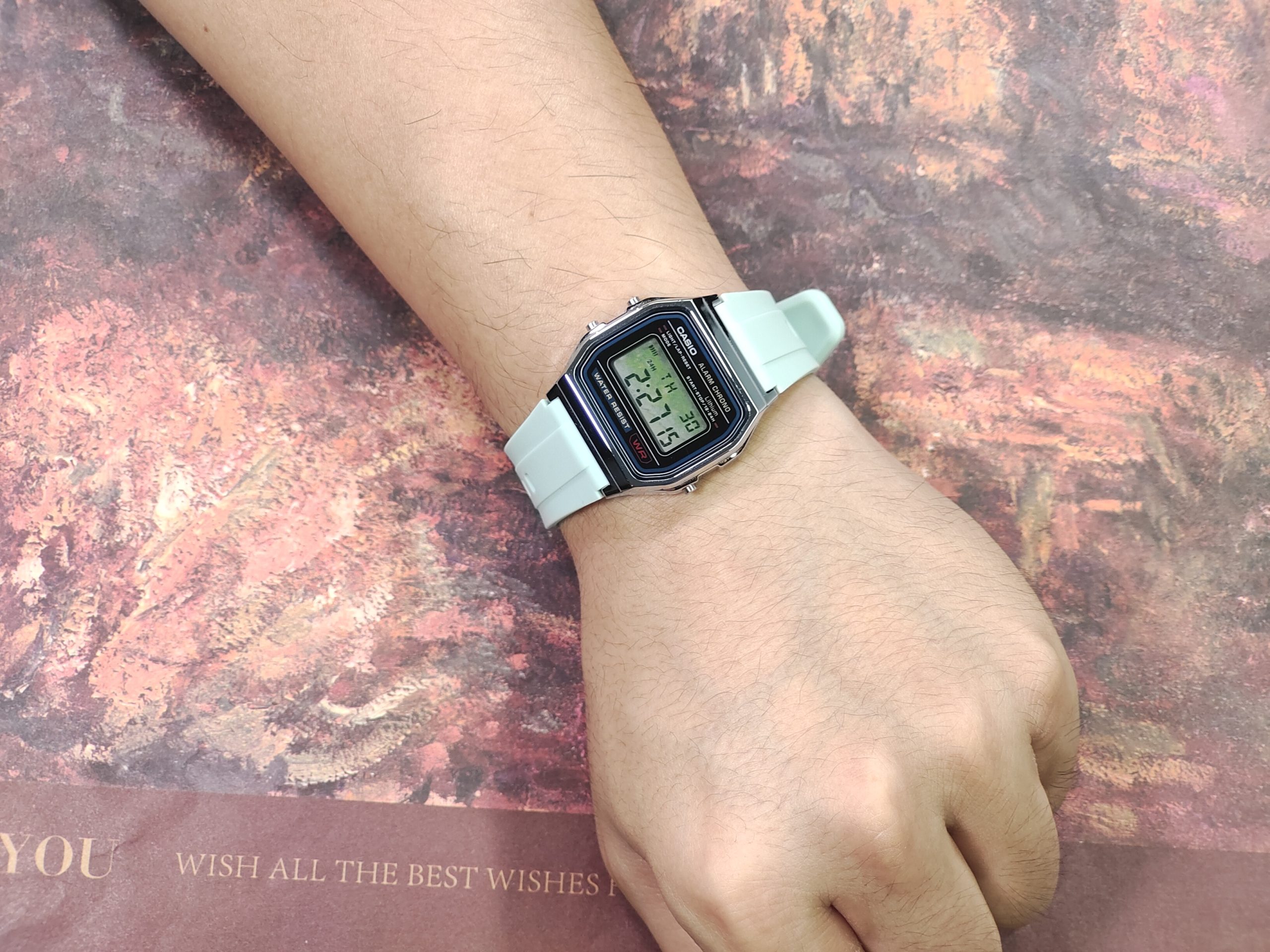 Кастомные часы CASIO A158W | Мод | CasiOAK Custom Кастомные часы Casio A158W — мятный ремешок и цифровой дисплей