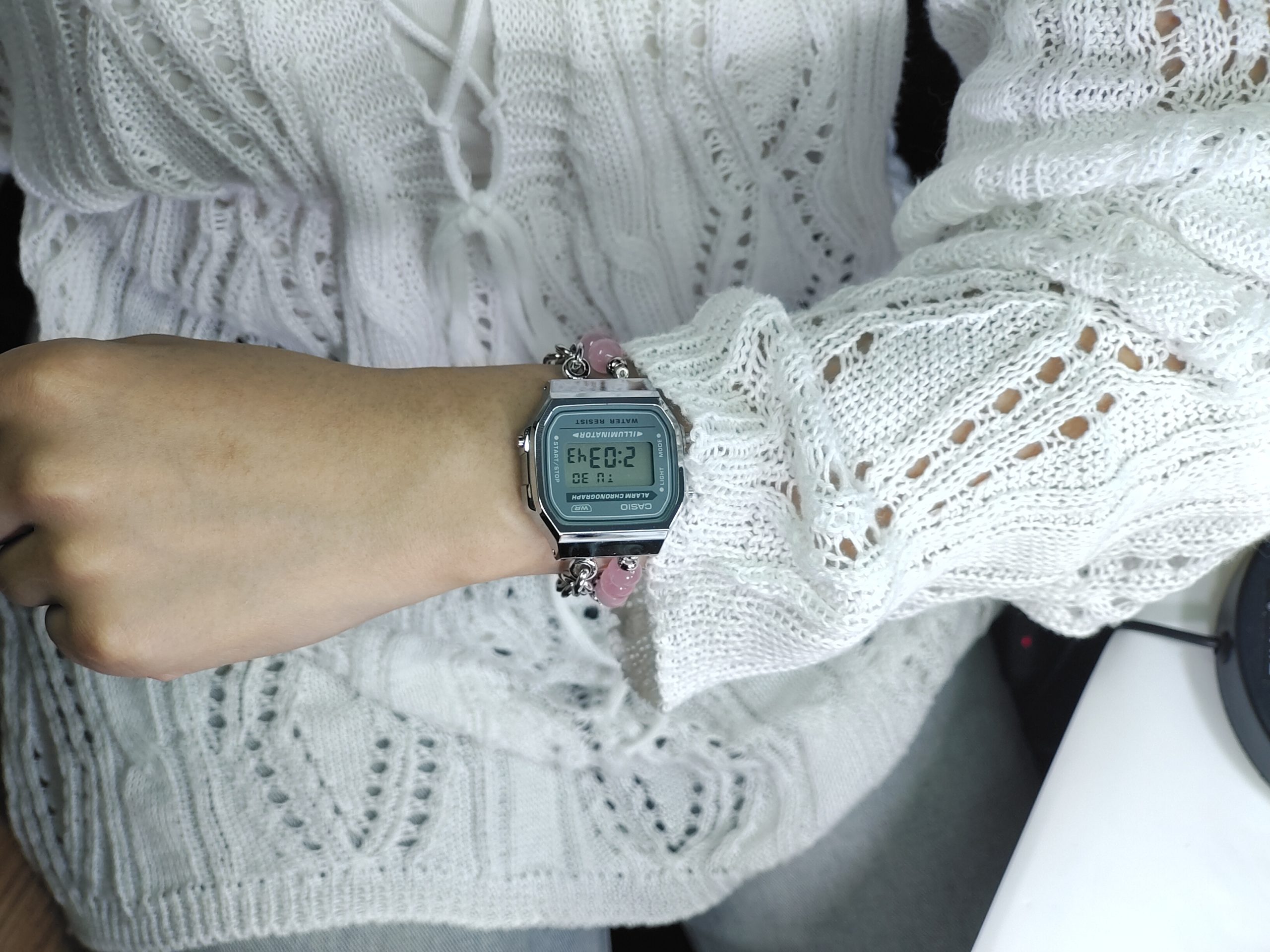 Кастомные часы CASIO A168W | Мод | CasiOAK Custom Кастомные часы Casio A168W — серебристый корпус и розовый браслет