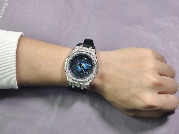 Кастомные часы Casio G-Shock Ночное Созвездие Сияющего Кольца, дополнительное фото. CasiOAK Custom, кастомные часы Casio р...