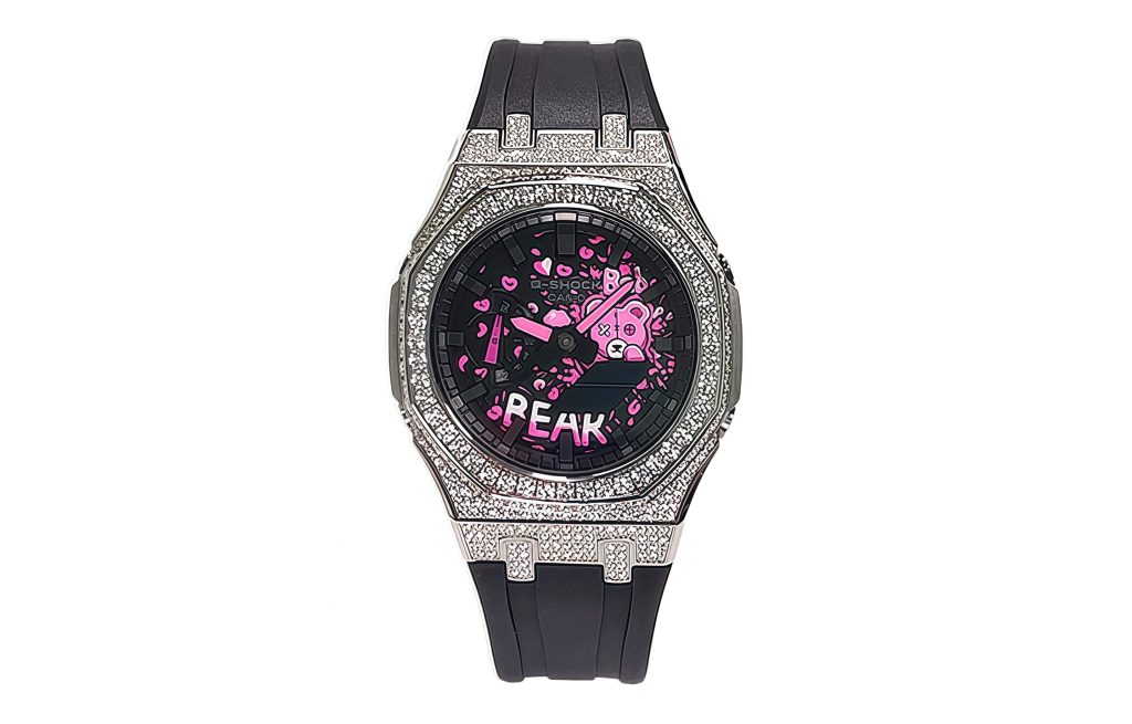 Кастомные часы Casio G-Shock Сверкающая Сакура. Купить кастом G-Shock CasiOAK Custom, доставка по России