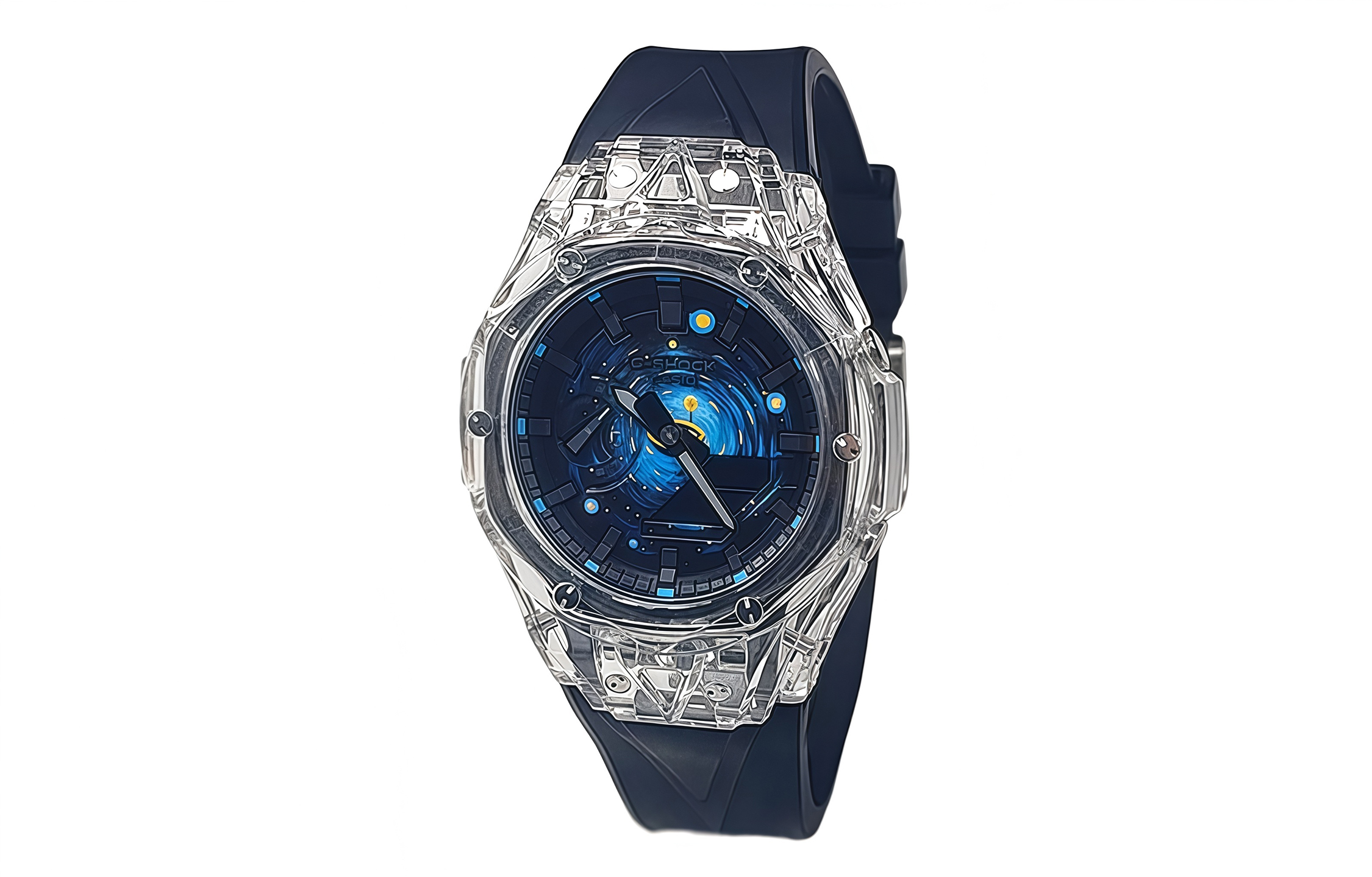 Кастомные часы CASIO GA2100 | Мод | CasiOAK Custom Кастомные часы Casio G-Shock Упрямая Тень Звёздного Луча. Купить кастом G-Shock CasiOAK Custom, доставка по России