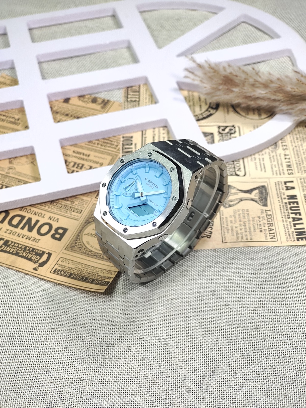 CASIOAK GA2100 CASIO G-SHOCK MOD Тиффани CUSTOM WATCH — фото 2